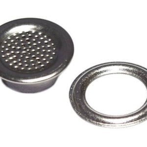 Ilhós Ventiladores Latão | Ilhós | A CarStuff - Tudo para Estofos e Estofadores é lider nacional no fornecimento de peles, tecidos, napas, lonas, capotas, alcatifas, ferramentas e tudo para estofos em automóveis, clássicos, náutica, ferroviária, aeronáutica e decoração.