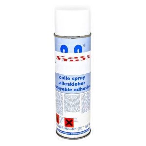 Cola Contacto Spray | Cola de Estufador | A CarStuff - Tudo para Estofos e Estofadores é lider nacional no fornecimento de peles, tecidos, napas, lonas, capotas, alcatifas, ferramentas e tudo para estofos em automóveis, clássicos, náutica, ferroviária, aeronáutica e decoração.